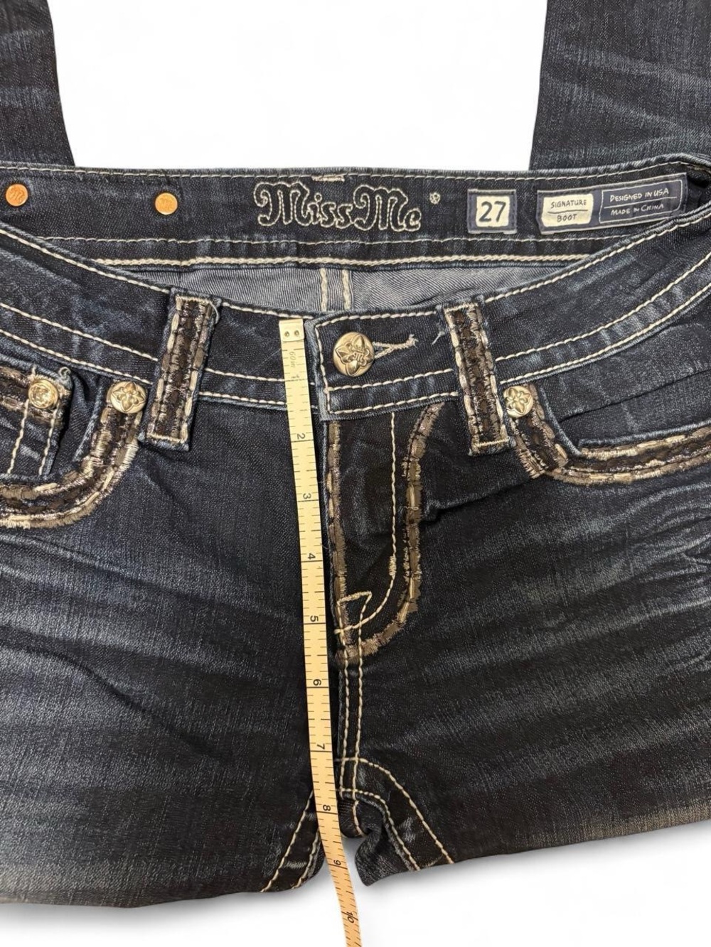 Miss Me Low Rise Bootcut Jeans - Picture 5 of 6